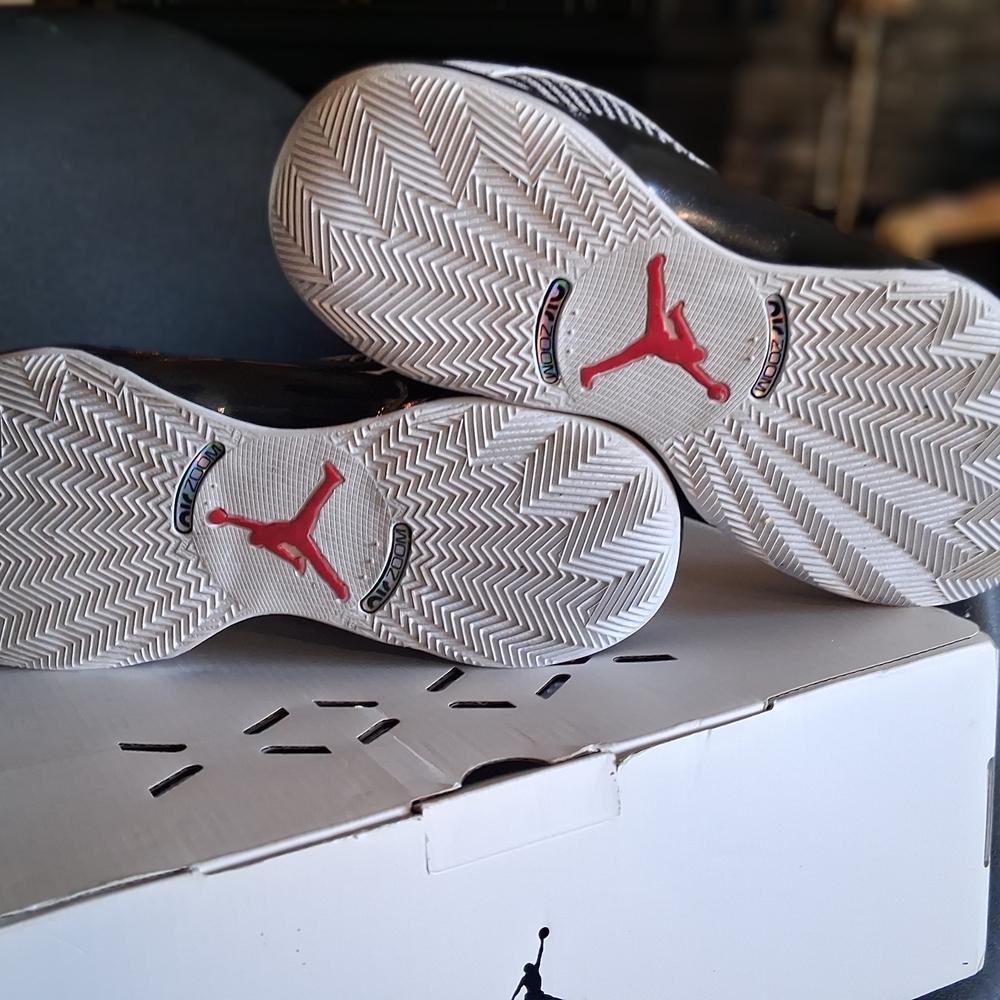 Jordan XXXV White Metallic Silver Black Low Mens 11.5 With Original Box - Picture 4 of 16